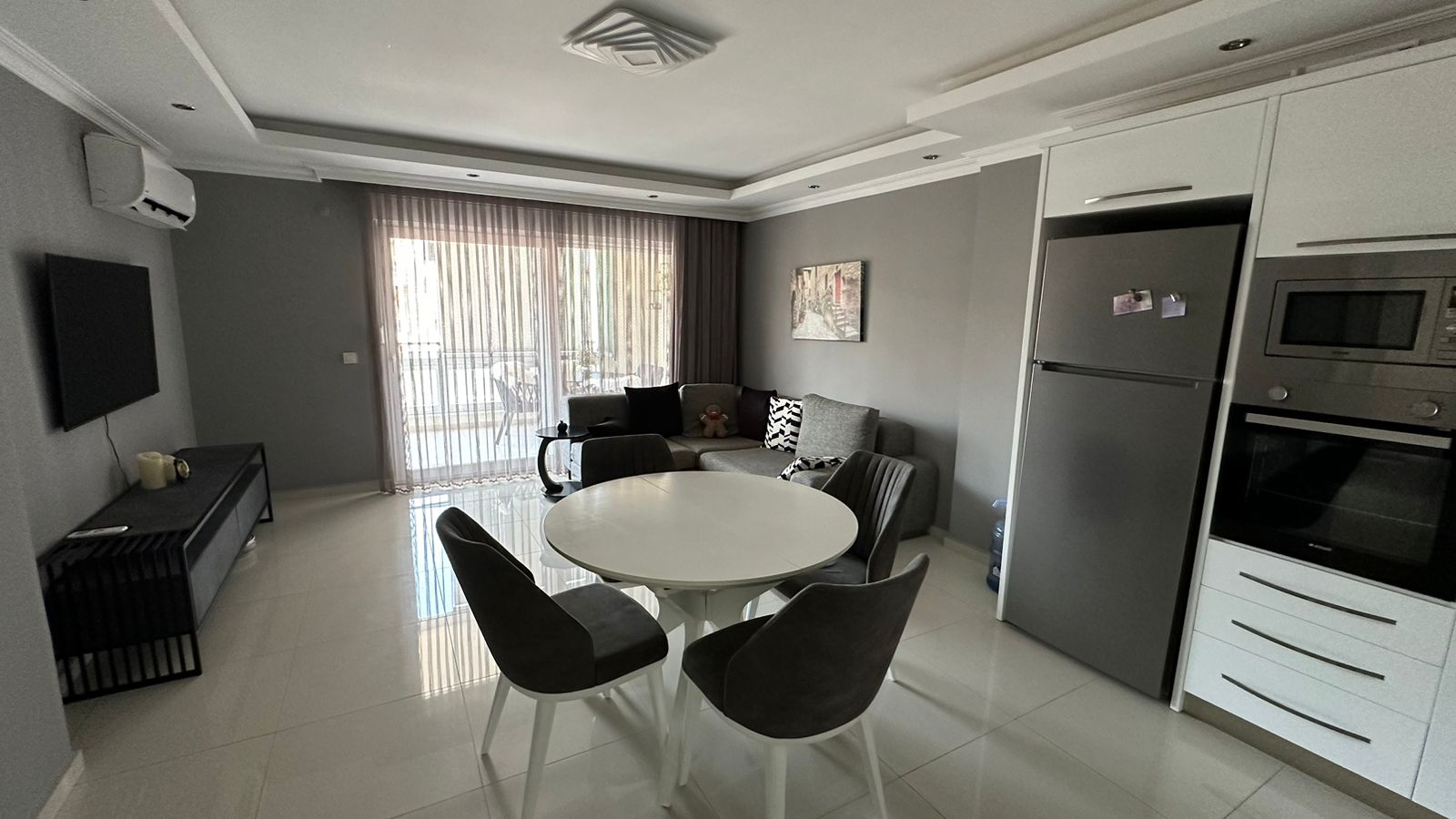 Трикімнатна квартира з меблями, 110 м2, поруч із морем, у районі Оба - Фото 12