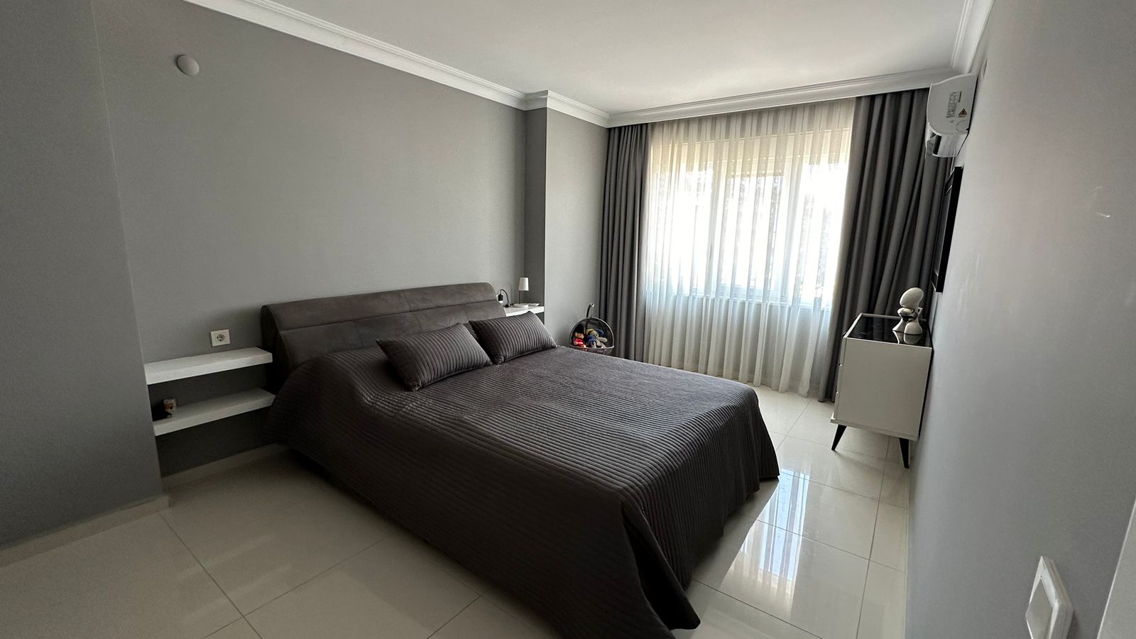 Трикімнатна квартира з меблями, 110 м2, поруч із морем, у районі Оба - Фото 20