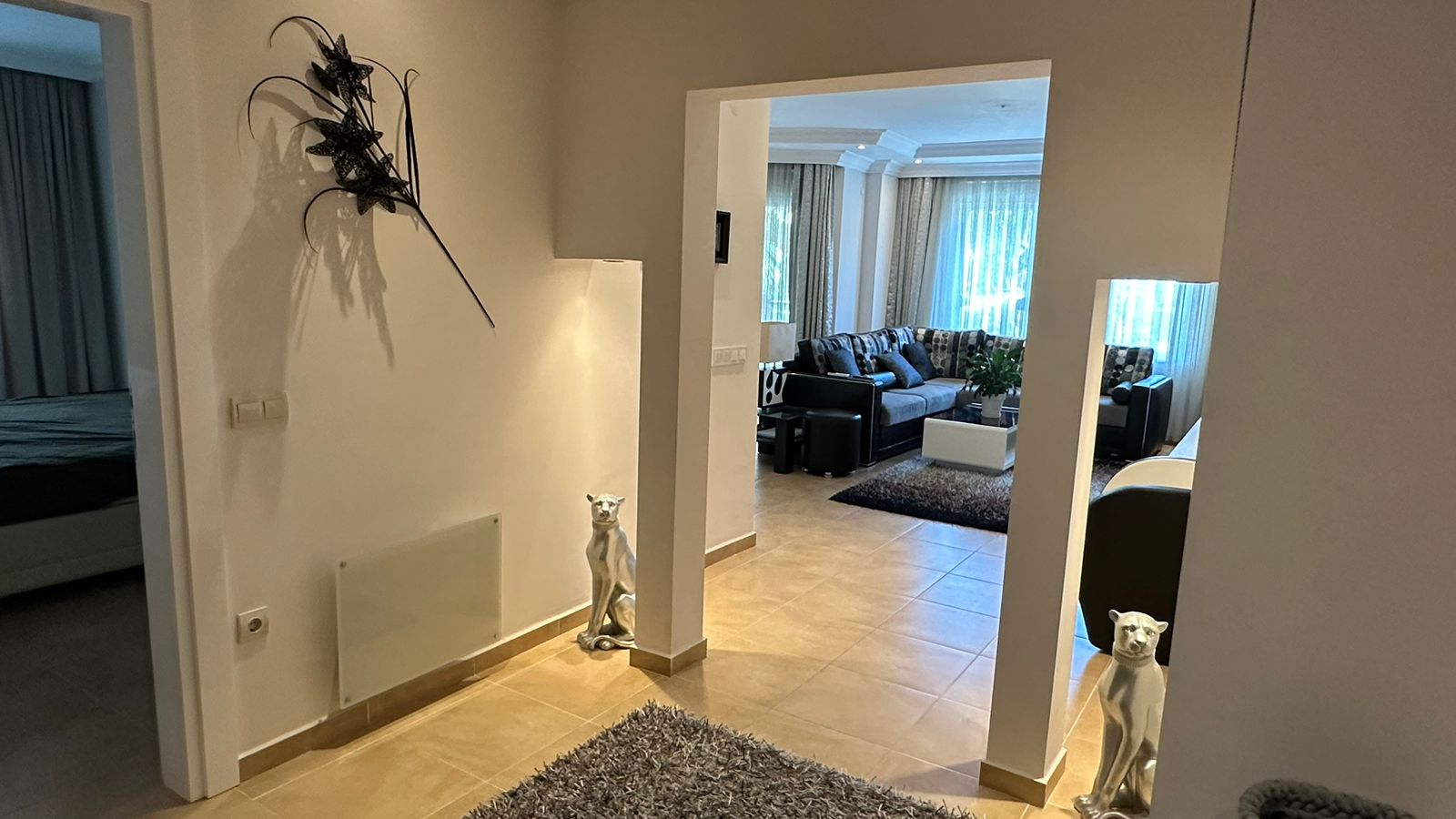 Мебльована квартира 2+1 поруч із пляжем, 110 м2 у районі Оба - Фото 12