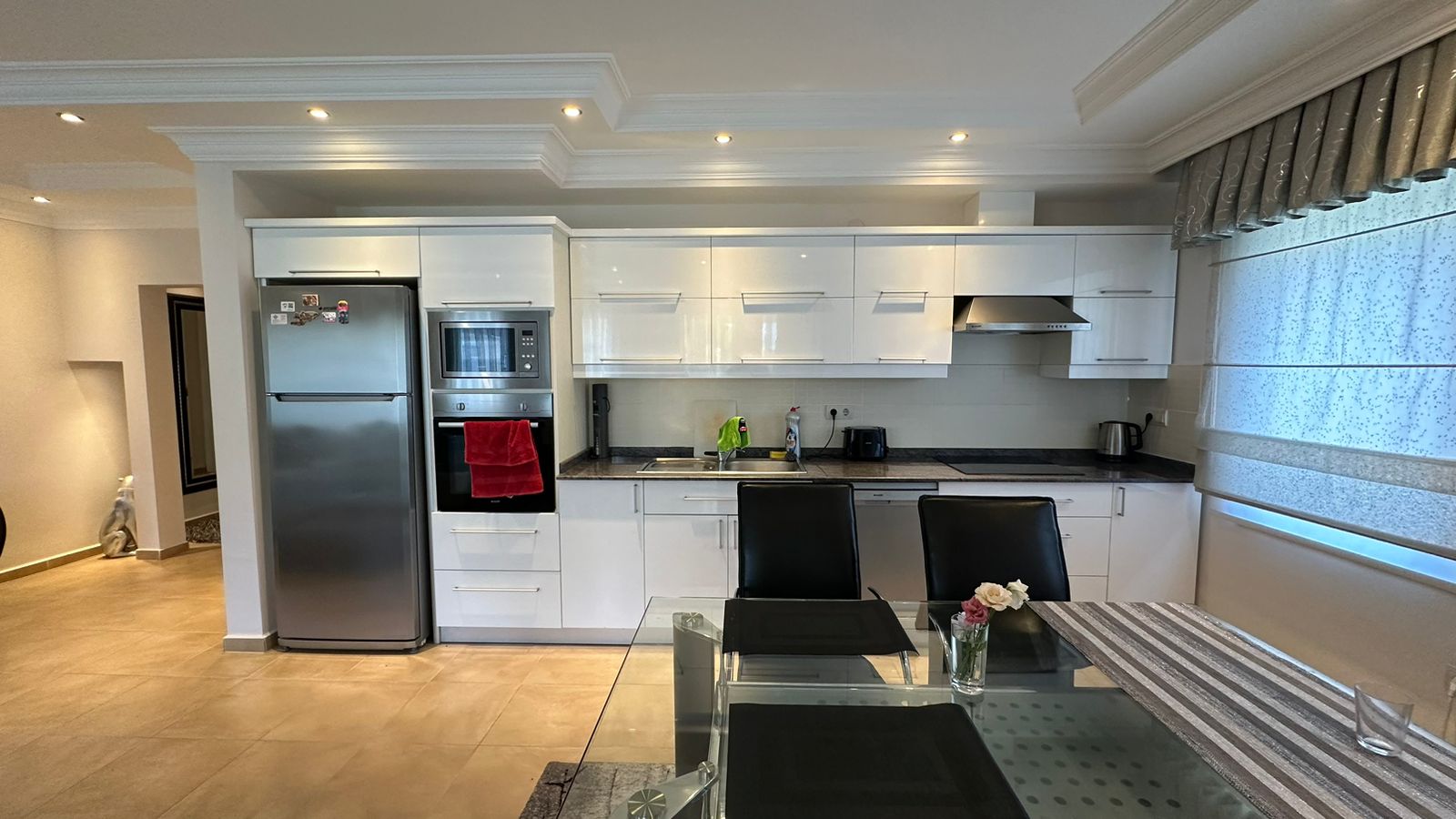Мебльована квартира 2+1 поруч із пляжем, 110 м2 у районі Оба - Фото 15