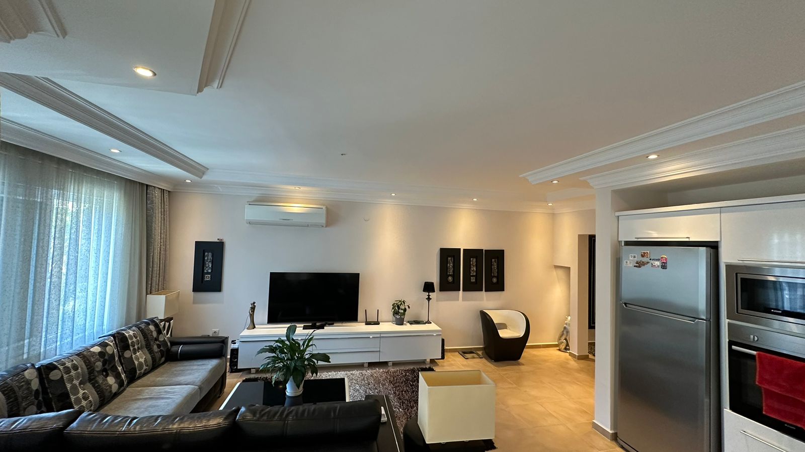 Мебльована квартира 2+1 поруч із пляжем, 110 м2 у районі Оба - Фото 14