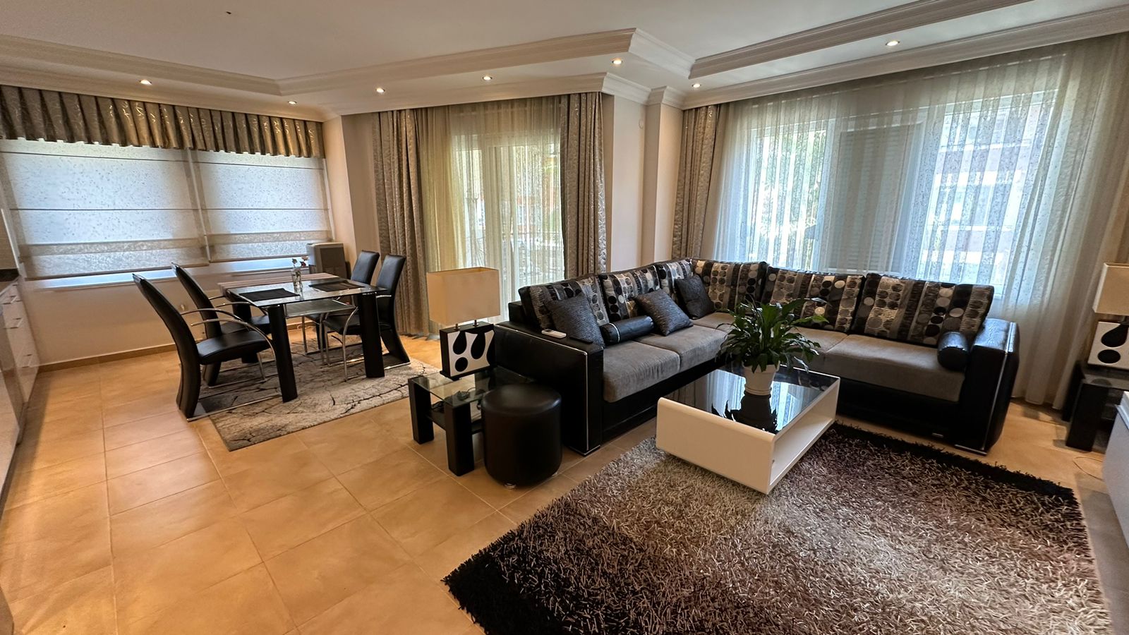 Мебльована квартира 2+1 поруч із пляжем, 110 м2 у районі Оба - Фото 17