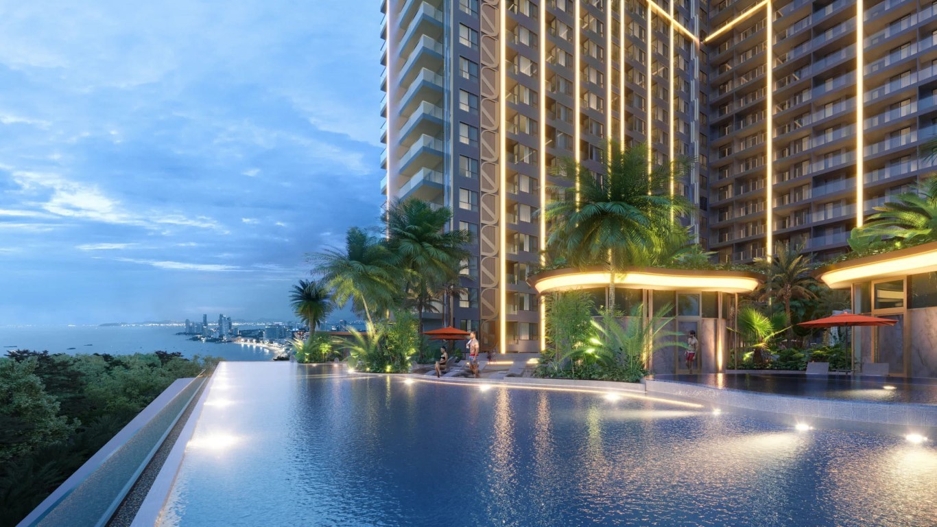 Висотний культовий ЖК Grand Solaire Noble, з панорамними краєвидами на знамениті заходи сонця Сіамської затоки, Таїланд - Фото 7