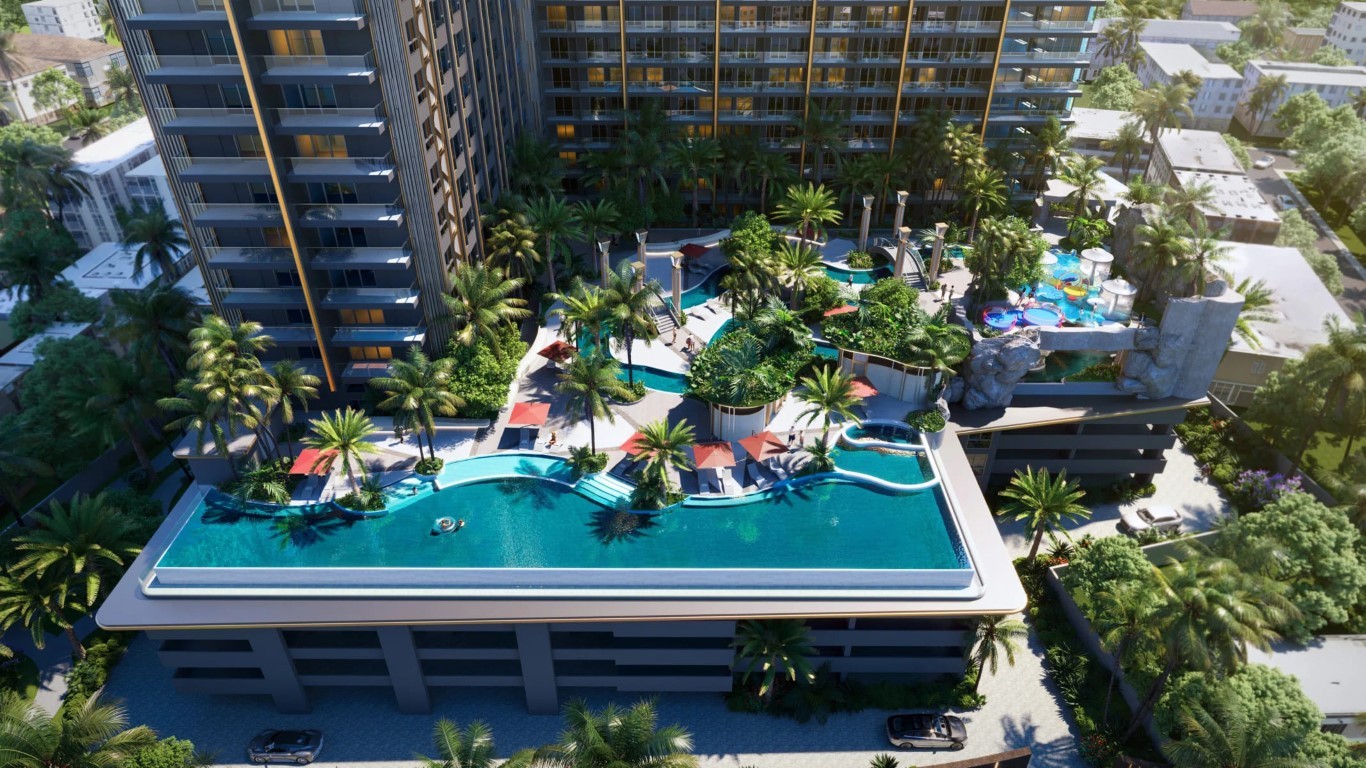 Висотний культовий ЖК Grand Solaire Noble, з панорамними краєвидами на знамениті заходи сонця Сіамської затоки, Таїланд - Фото 5