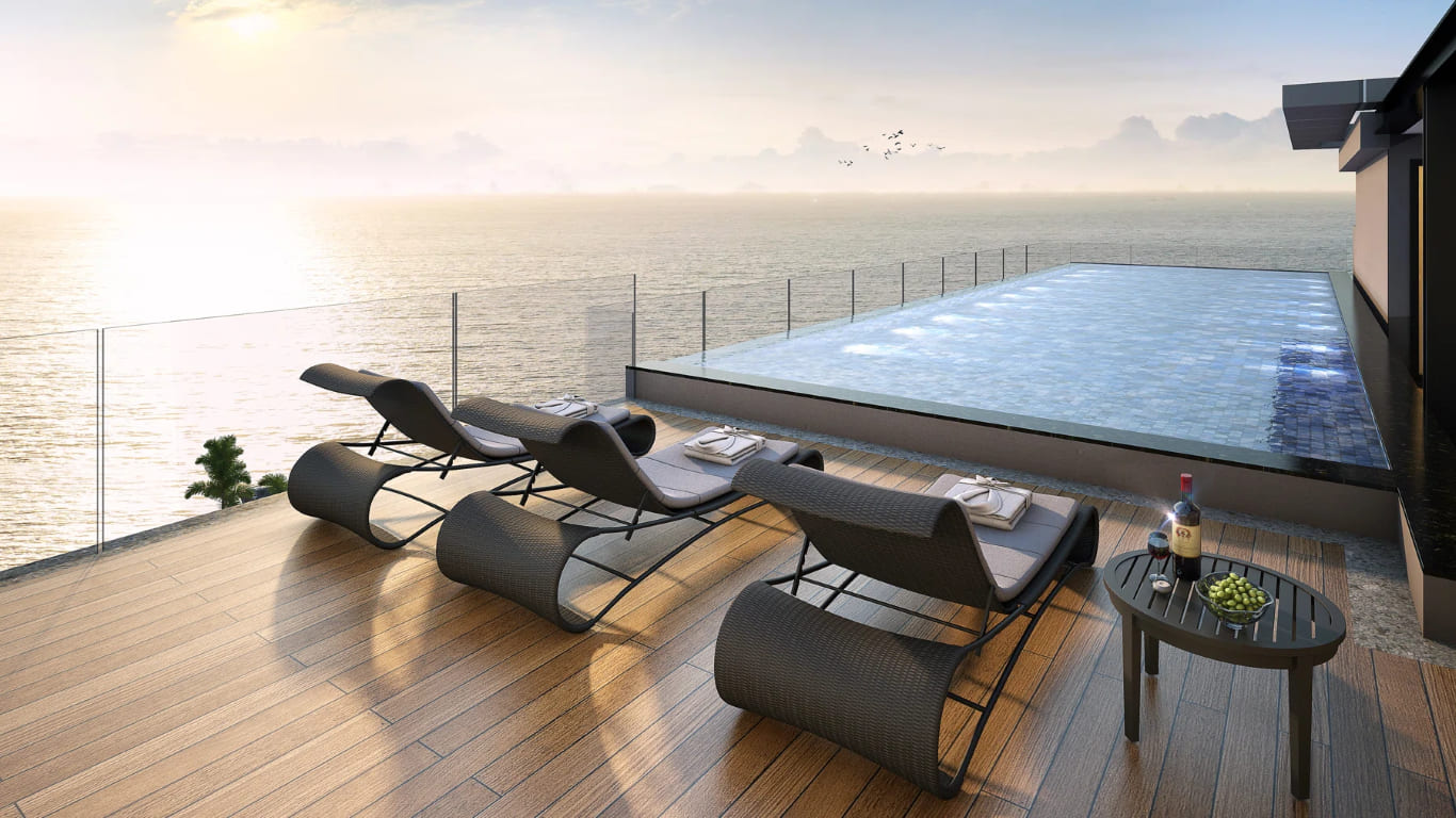 Готовий малоповерховий ЖК The Breeze Beach Side Pattaya з розкішним видом на Сіамську затоку, Таїланд - Фото 5
