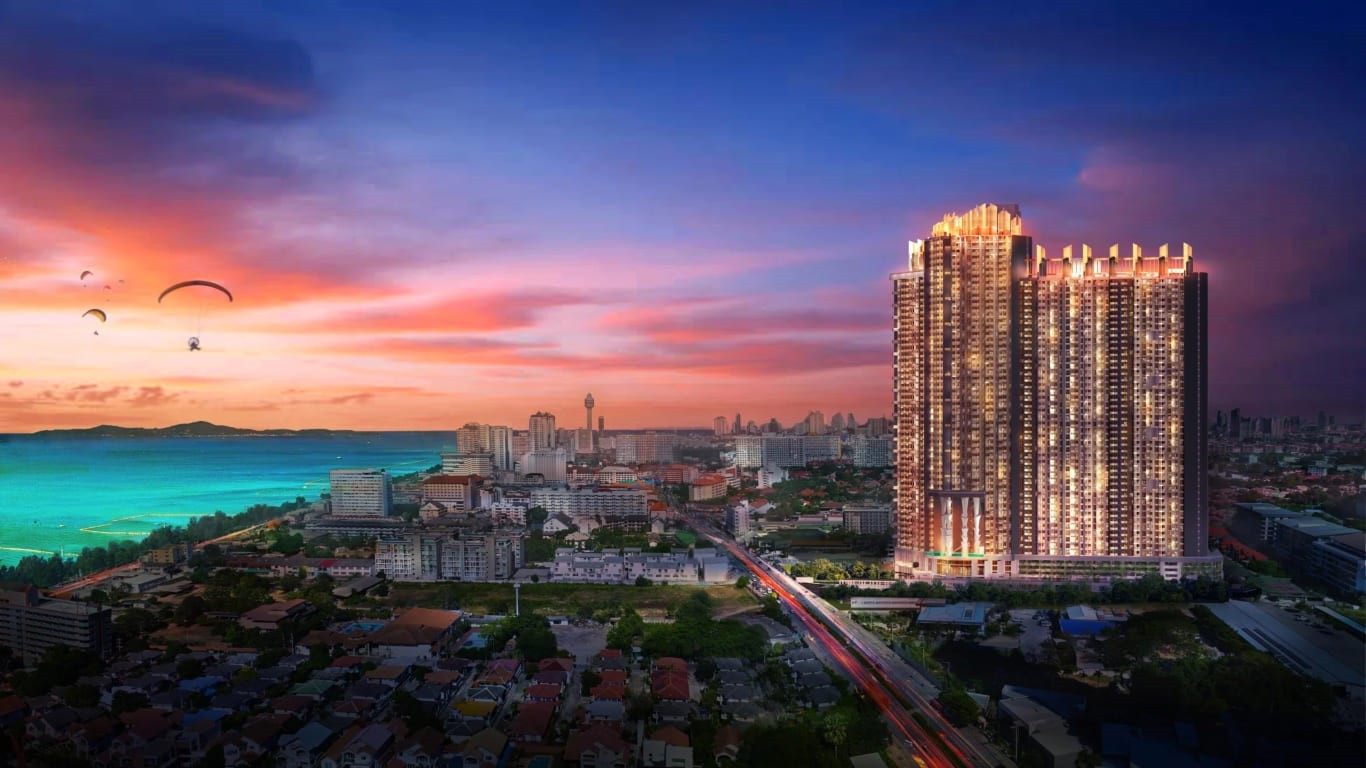 Розкішна 55-поверхова житлова вежа Copacabana Coral Reef, на набережній в Паттайї - Фото 3