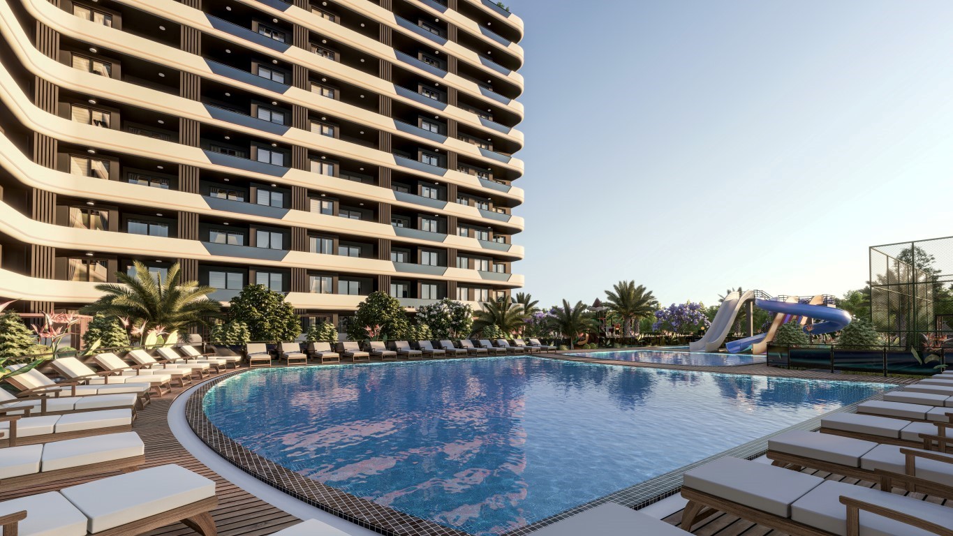 Новий житловий комплекс у місті Мерсін, 500 метрів від пляжу - Фото 12