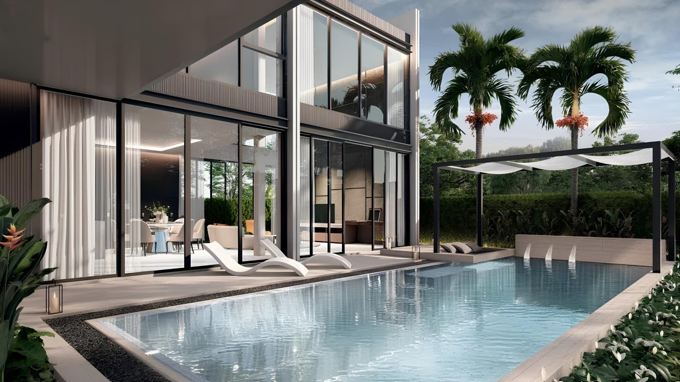 Комплекс розкішних вілл Highland Park Pool Villas з басейном, на схилі пагорба в престижному районі Паттайї - Фото 3